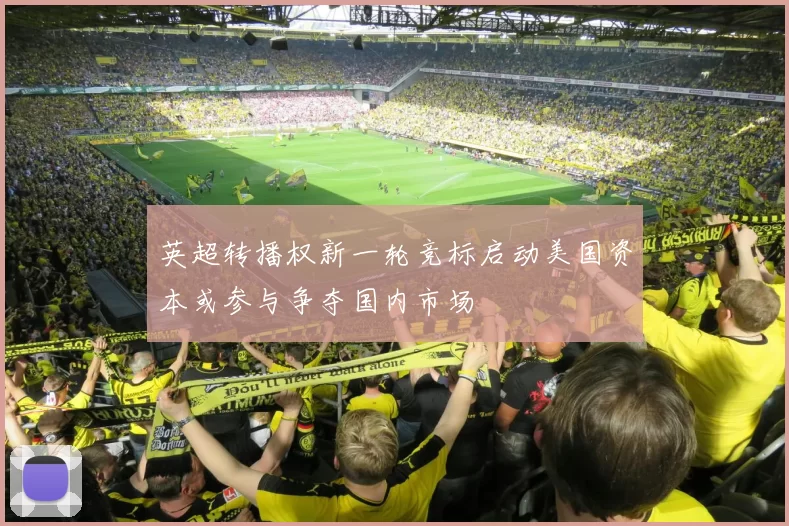 英超转播权新一轮竞标启动美国资本或参与争夺国内市场